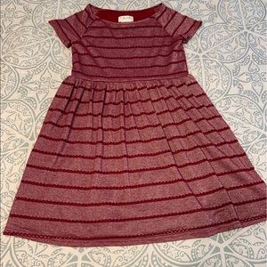 Red and Silver Sparkle Dress